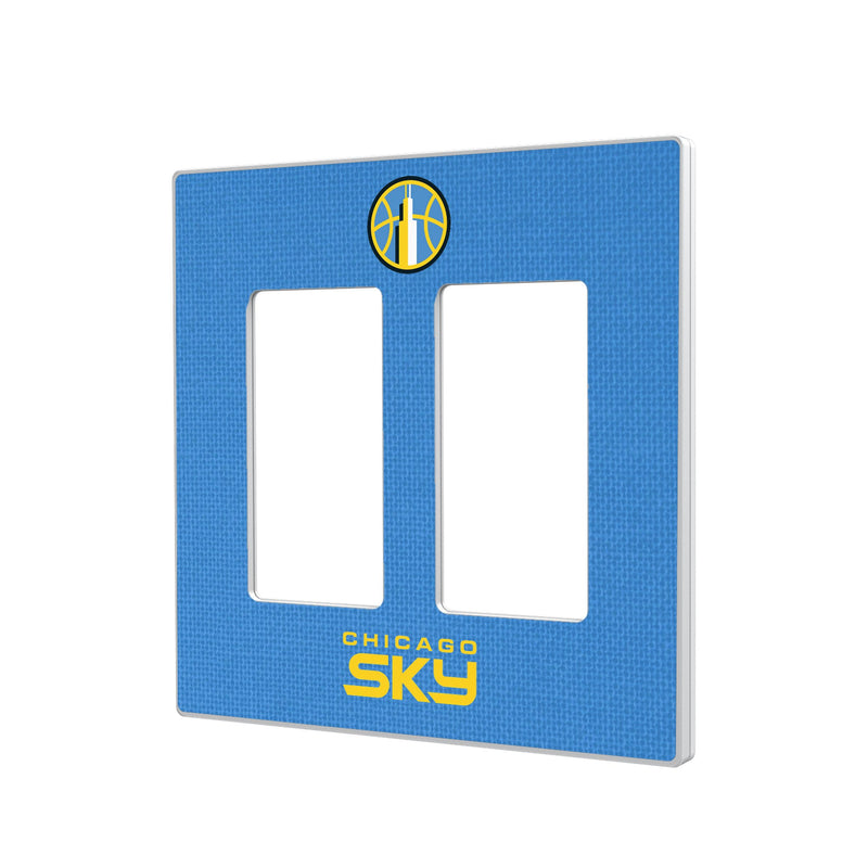 Chicago Sky Solid Hidden-Screw Light Switch Plate