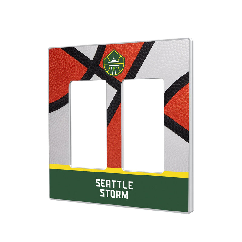 Seattle Storm Basketball Hidden-Screw Light Switch Plate