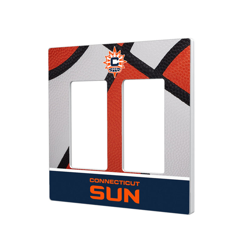 Connecticut Sun Basketball Hidden-Screw Light Switch Plate