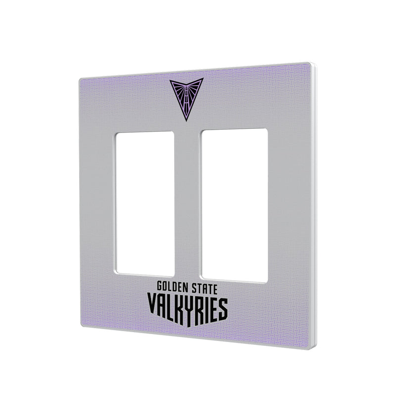 Golden State Valkyries Linen Hidden-Screw Light Switch Plate