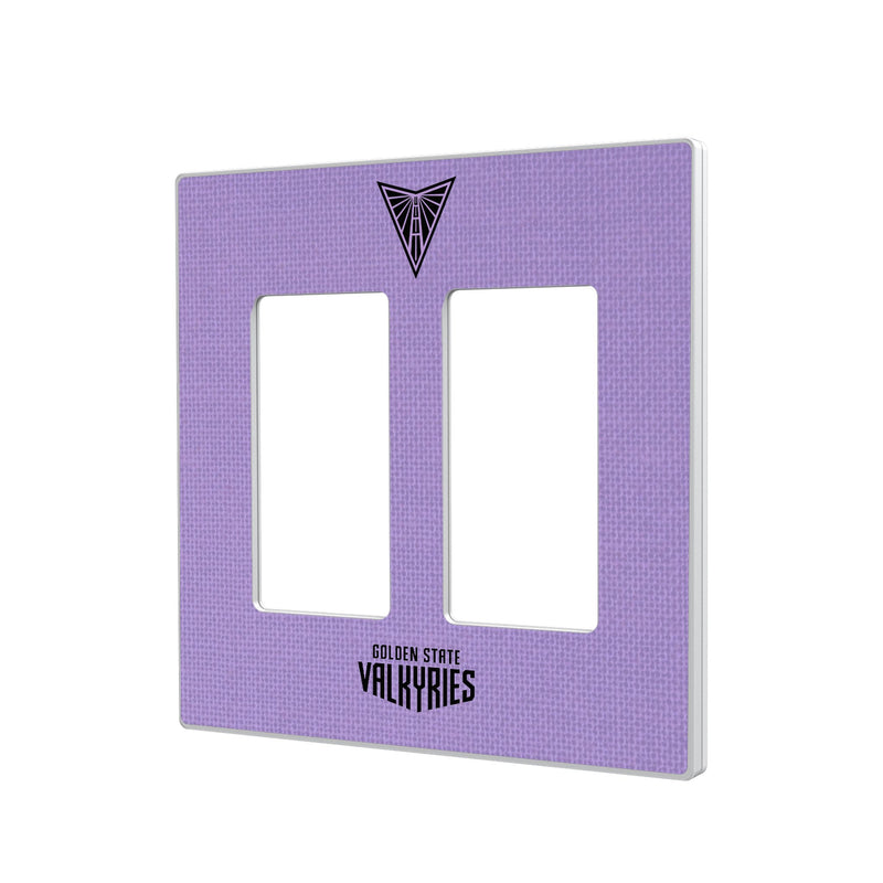 Golden State Valkyries Solid Hidden-Screw Light Switch Plate