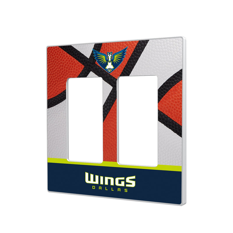 Dallas Wings Basketball Hidden-Screw Light Switch Plate