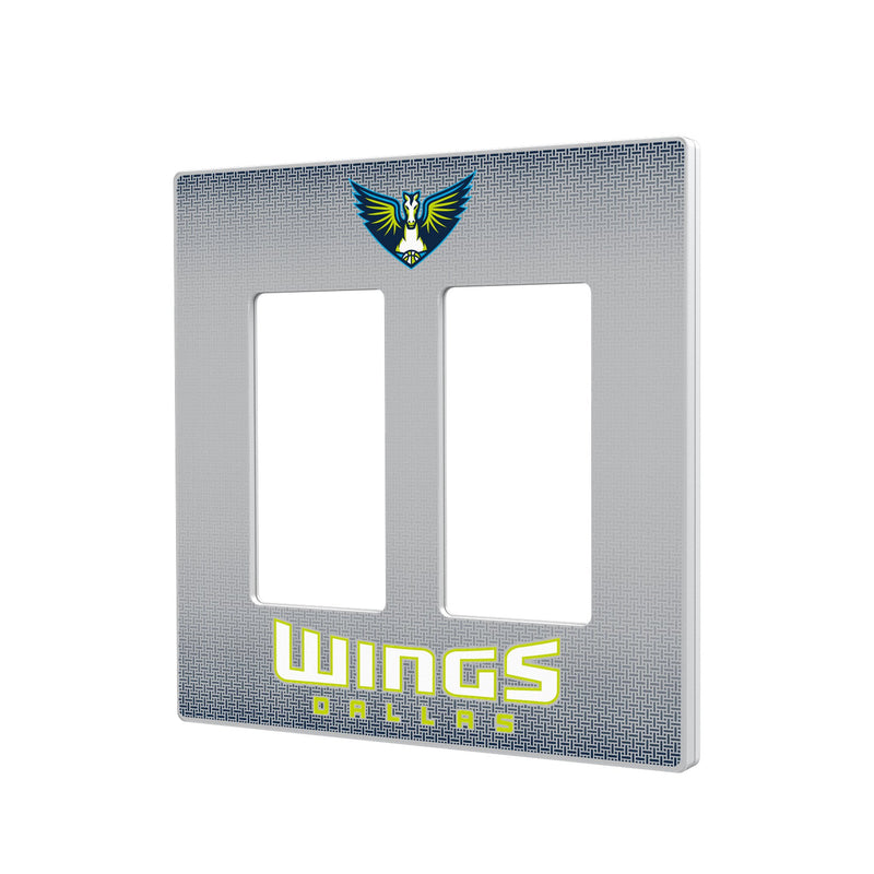 Dallas Wings Linen Hidden-Screw Light Switch Plate