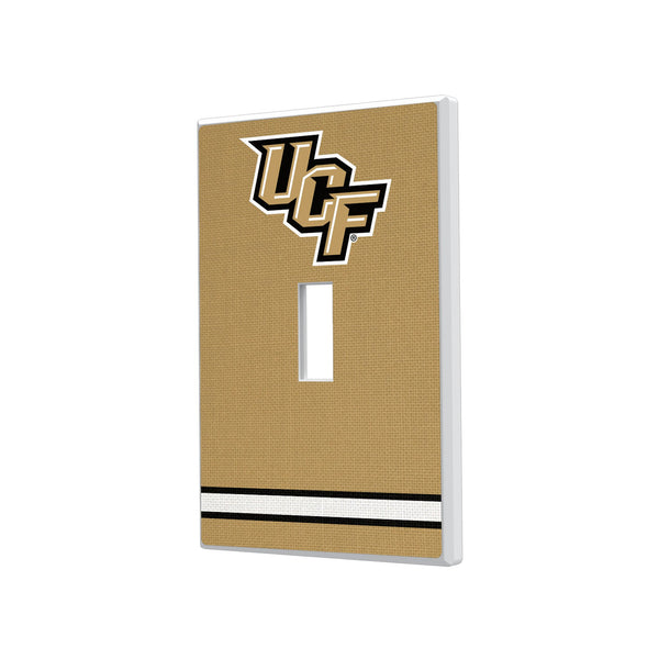 University of Central Florida Golden Knights Stripe Hidden-Screw Light Switch Plate