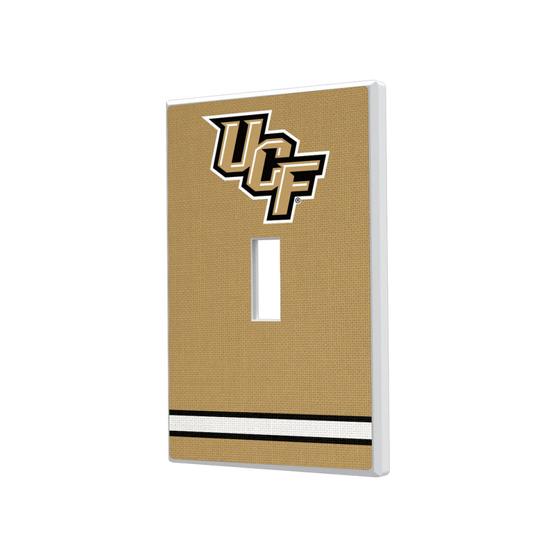 University of Central Florida Golden Knights Stripe Hidden-Screw Light Switch Plate