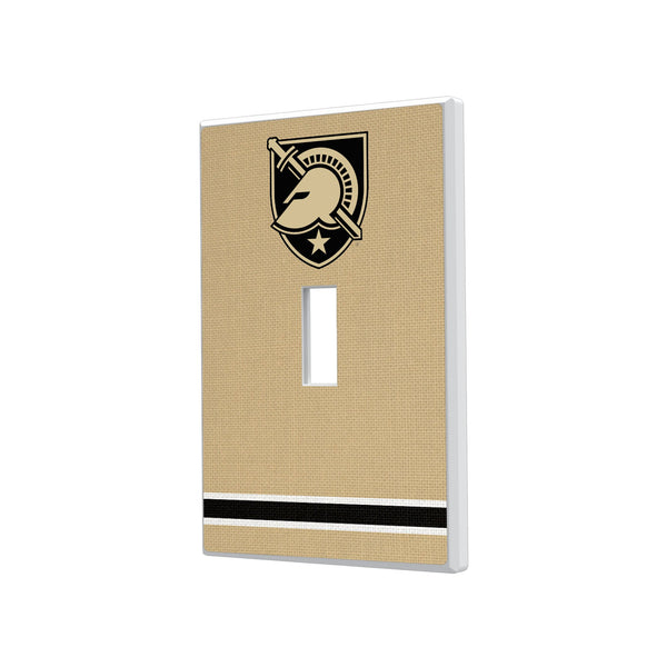United States Military Academy Black Knights Stripe Hidden-Screw Light Switch Plate