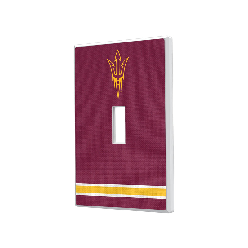 Arizona State University Sun Devils Stripe Hidden-Screw Light Switch Plate