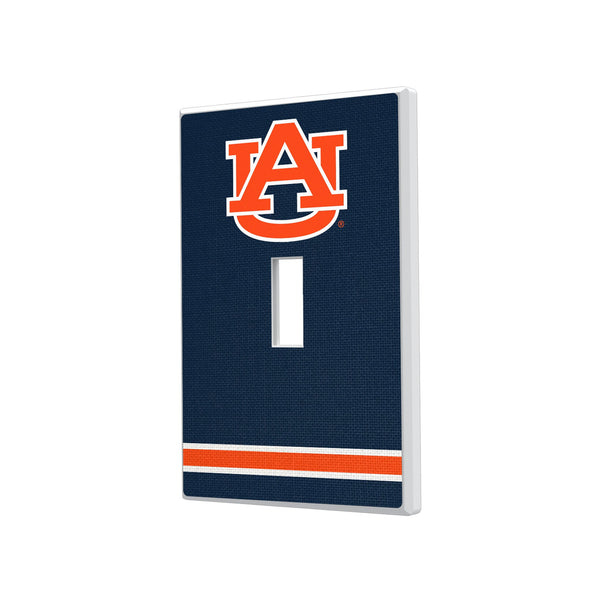 University of Auburn Tigers Stripe Hidden-Screw Light Switch Plate