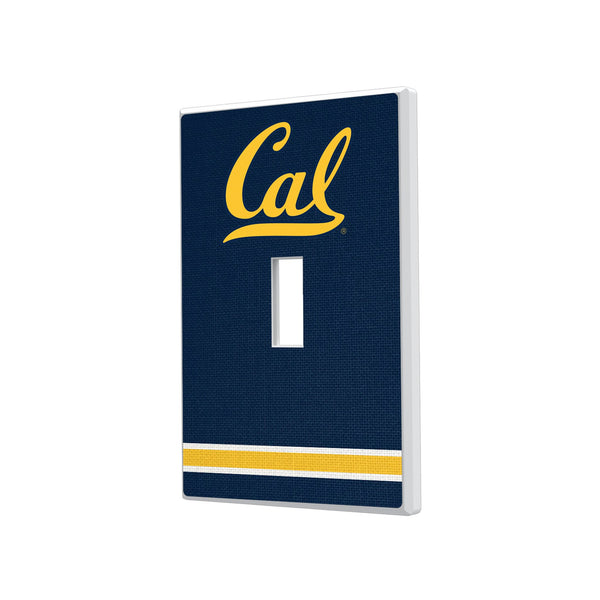 University of California Berkeley Golden Bears Stripe Hidden-Screw Light Switch Plate