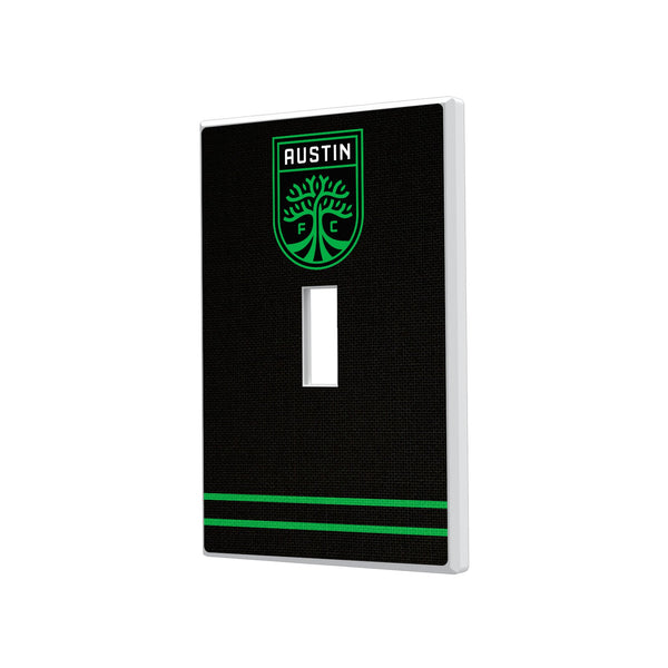 Austin FC Stripe Hidden-Screw Light Switch Plate
