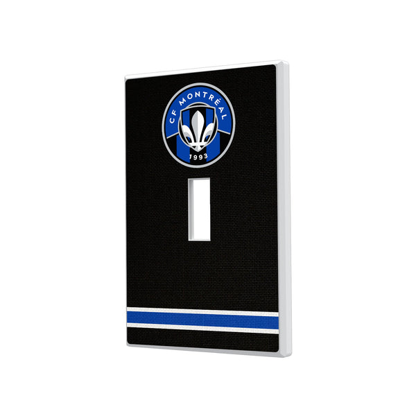 CF Montreal Stripe Hidden-Screw Light Switch Plate