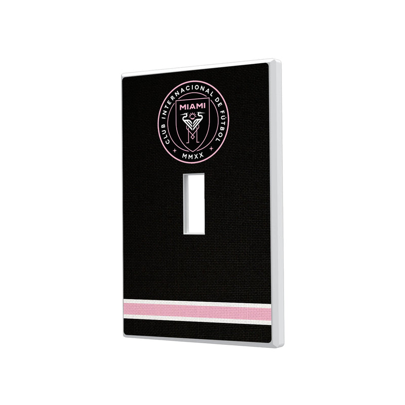 Inter Miami CF Stripe Hidden-Screw Light Switch Plate