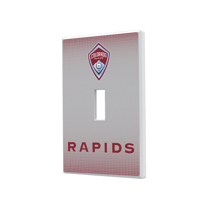 Colorado Rapids  Linen Hidden-Screw Light Switch Plate