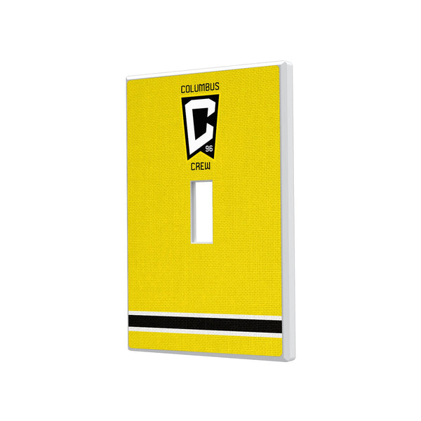 Columbus Crew Stripe Hidden-Screw Light Switch Plate