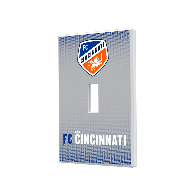 FC Cincinnati  Linen Hidden-Screw Light Switch Plate