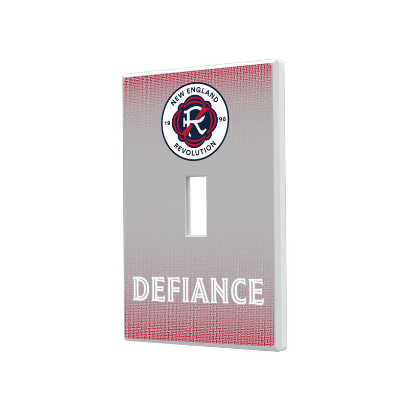 New England Revolution  Linen Hidden-Screw Light Switch Plate