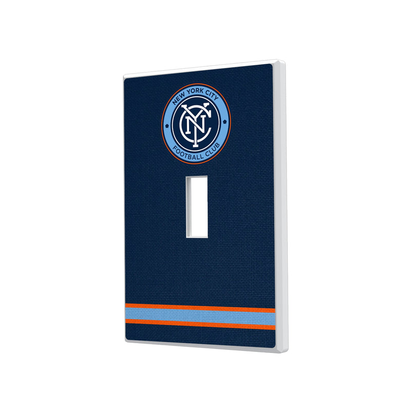 New York City FC Stripe Hidden-Screw Light Switch Plate