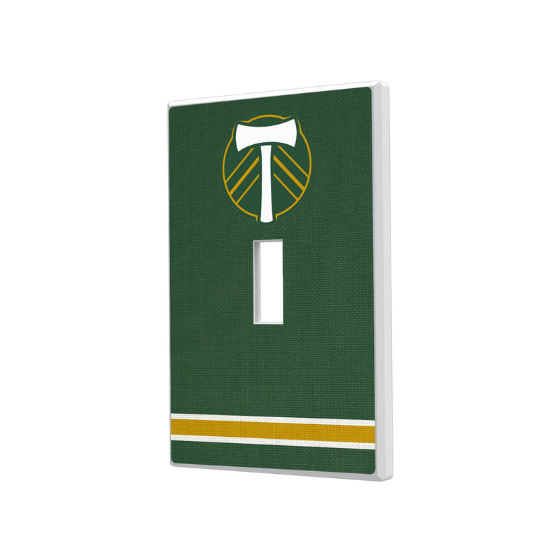Portland Timbers Stripe Hidden-Screw Light Switch Plate