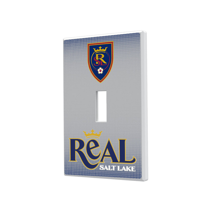 Real Salt Lake   Linen Hidden-Screw Light Switch Plate