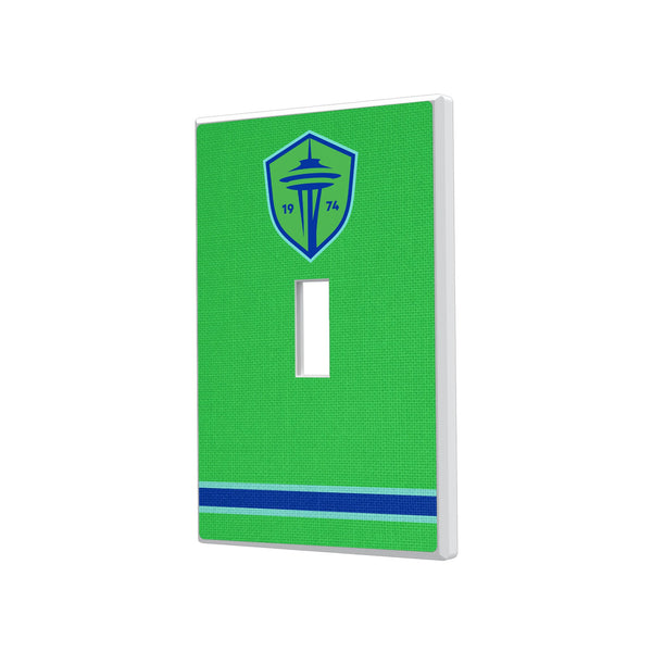 Seattle Sounders FC Stripe Hidden-Screw Light Switch Plate