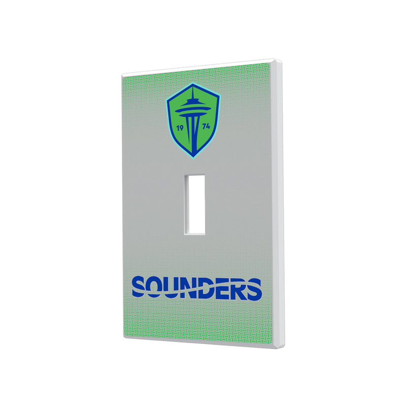 Seattle Sounders FC   Linen Hidden-Screw Light Switch Plate