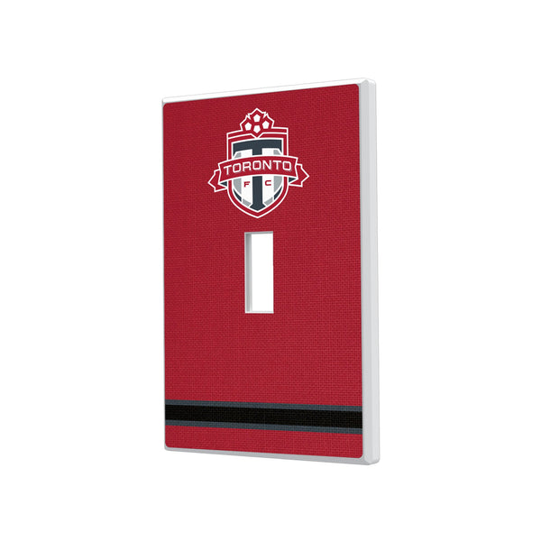 Toronto FC Stripe Hidden-Screw Light Switch Plate