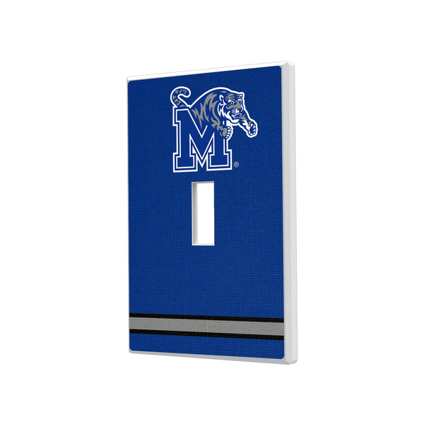 University of Memphis Tigers Stripe Hidden-Screw Light Switch Plate