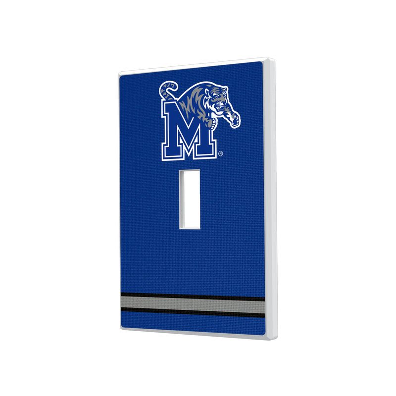University of Memphis Tigers Stripe Hidden-Screw Light Switch Plate