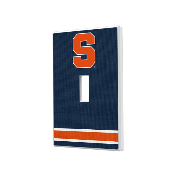 Syracuse University Orange Stripe Hidden-Screw Light Switch Plate