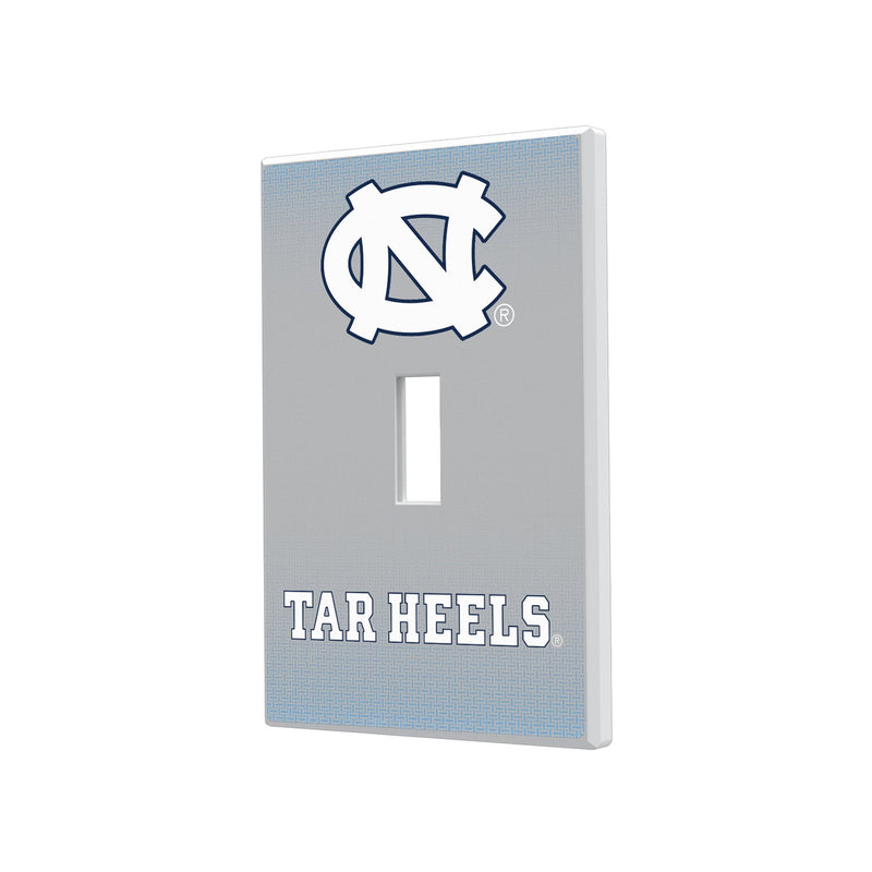 North Carolina Tar Heels Linen Hidden-Screw Light Switch Plate