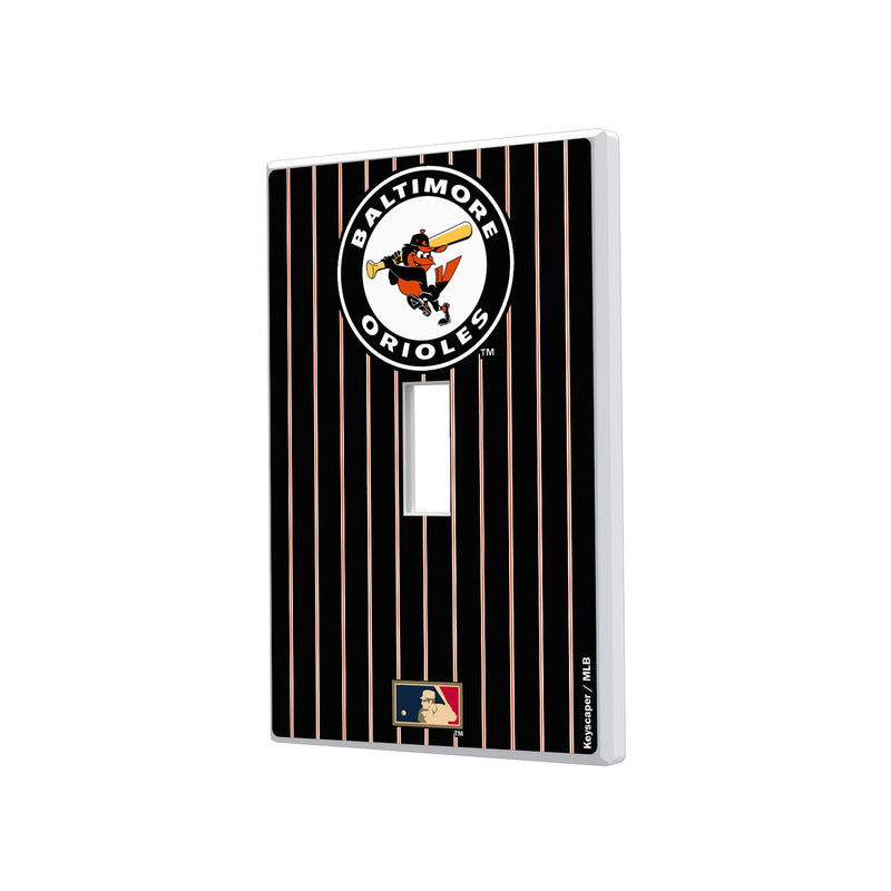 Baltimore Orioles 1966-1969 - Cooperstown Collection Pinstripe Hidden-Screw Light Switch Plate