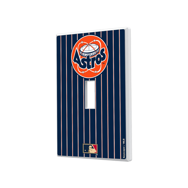 Houston Astros 1977-1993 - Cooperstown Collection Pinstripe Hidden-Screw Light Switch Plate
