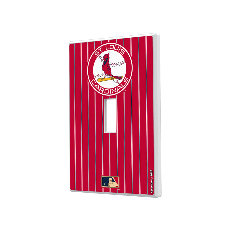 St Louis Cardinals 1966-1997 - Cooperstown Collection Pinstripe Hidden-Screw Light Switch Plate