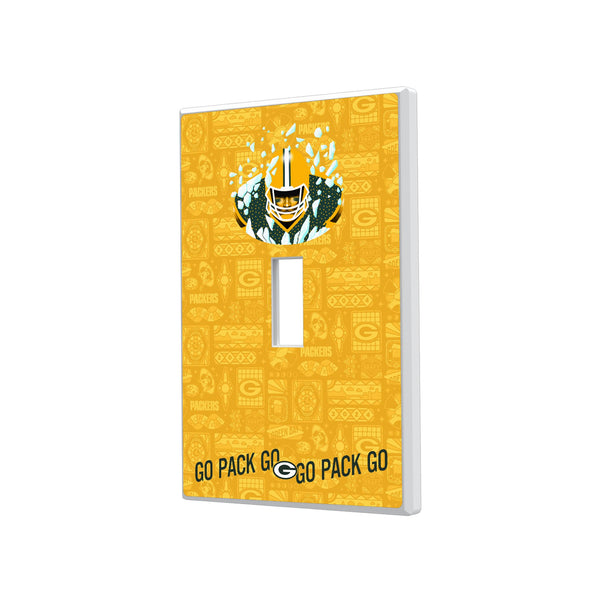 Green Bay Packers 2024 Illustrated Limited Edition Hidden-Screw Light Switch Plate