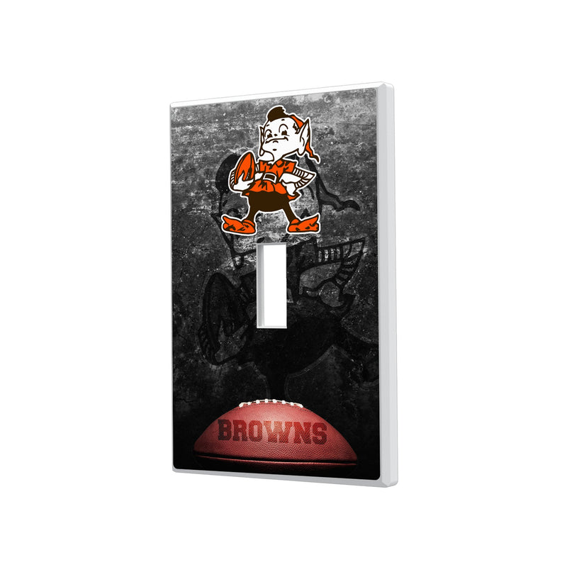 Cleveland Browns Historic Collection Legendary Hidden-Screw Light Switch Plate