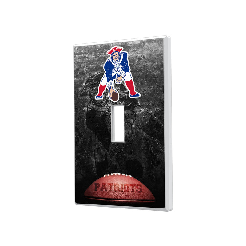 New England Patriots Historic Collection Legendary Hidden-Screw Light Switch Plate