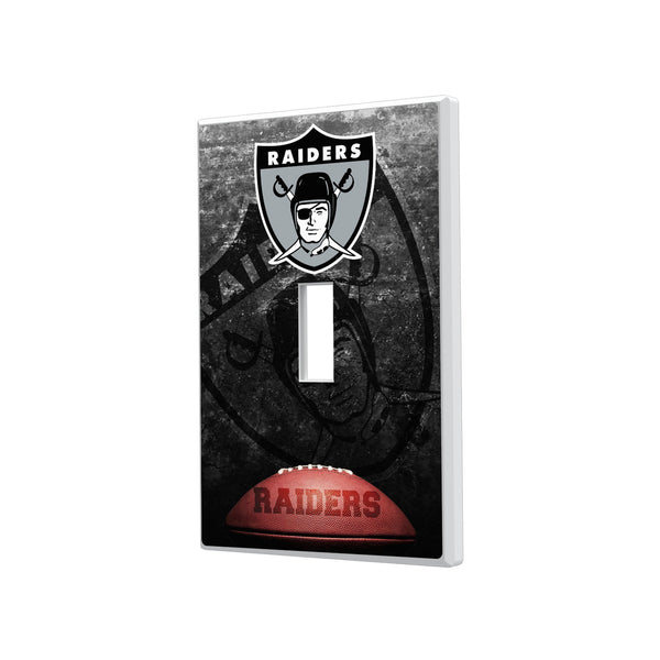 Oakland Raiders 1963 Historic Collection Legendary Hidden-Screw Light Switch Plate