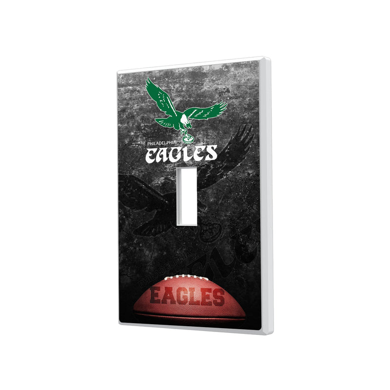 Philadelphia Eagles 1973-1995 Historic Collection Legendary Hidden-Screw Light Switch Plate