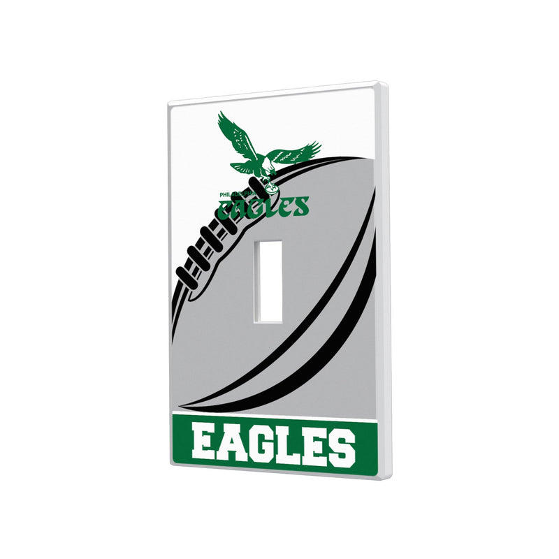 Philadelphia Eagles 1973-1995 Historic Collection Passtime Hidden-Screw Light Switch Plate