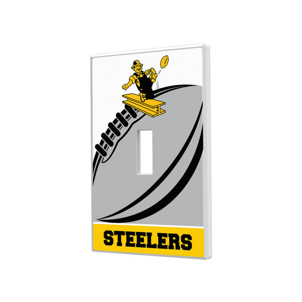 Pittsburgh Steelers 1961 Historic Collection Passtime Hidden-Screw Light Switch Plate