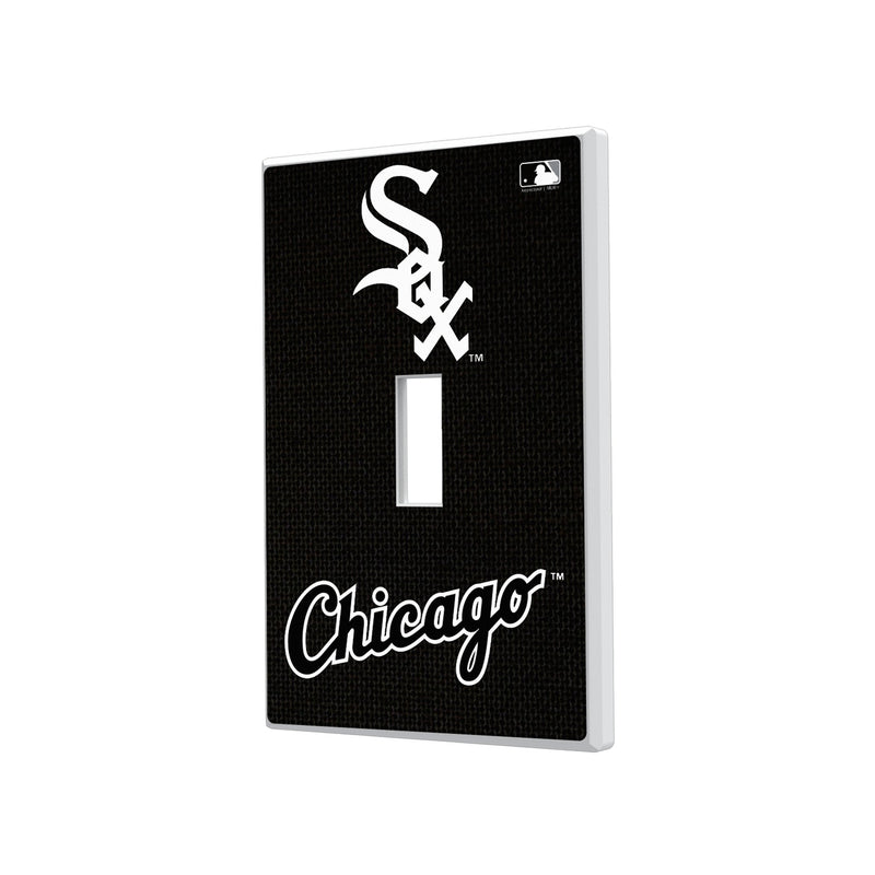 Chicago White Sox Solid Hidden-Screw Light Switch Plate