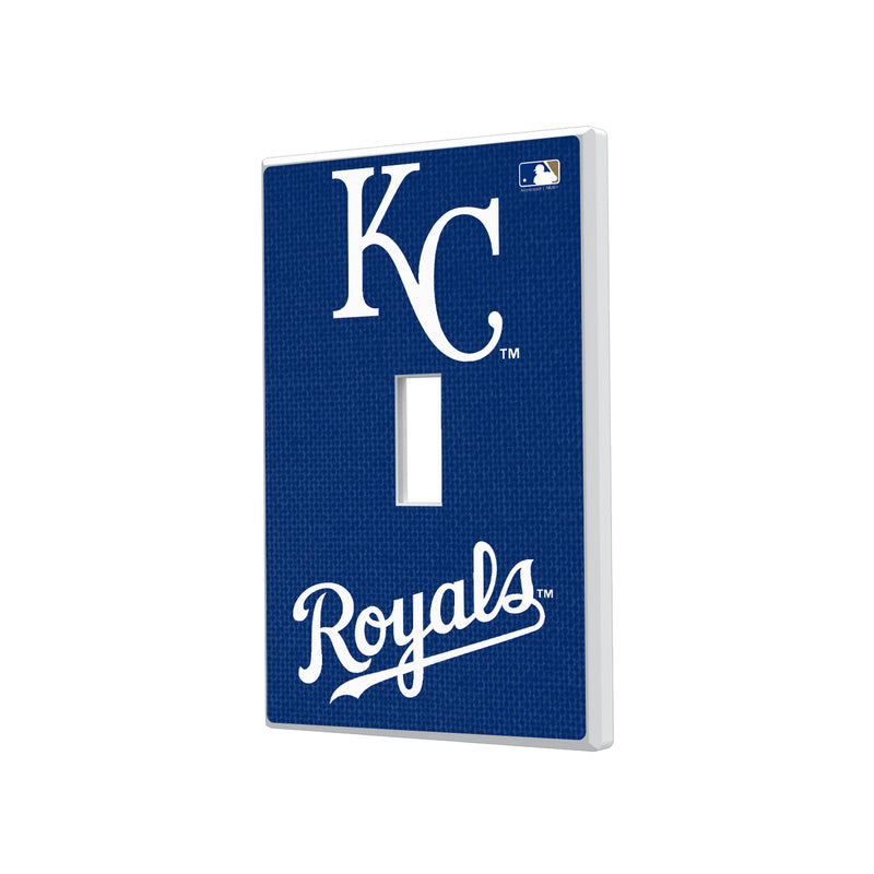 Kansas City Royals Solid Hidden-Screw Light Switch Plate