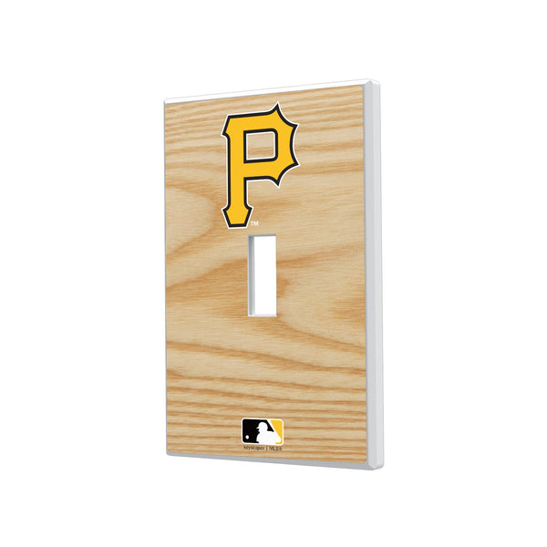 Pittsburgh Pirates Baseball Bat Hidden-Screw Light Switch Plate