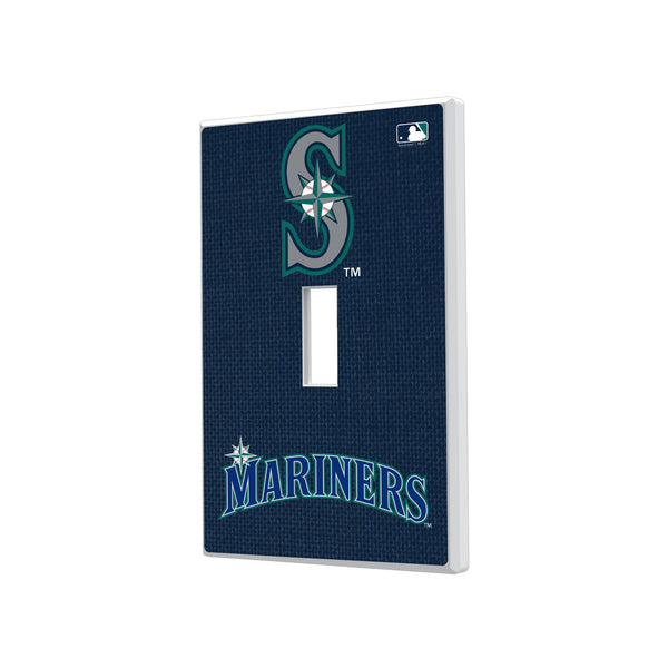 Seattle Mariners Solid Hidden-Screw Light Switch Plate