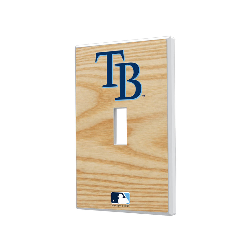 Tampa Bay Rays Baseball Bat Hidden-Screw Light Switch Plate
