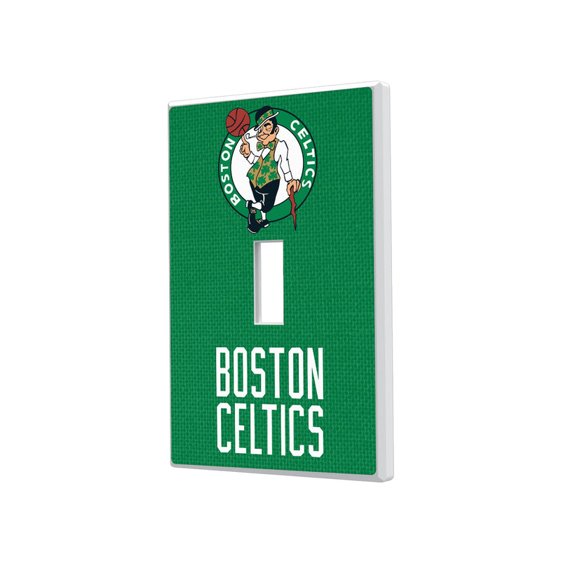 Boston Celtics Solid Hidden-Screw Light Switch Plate
