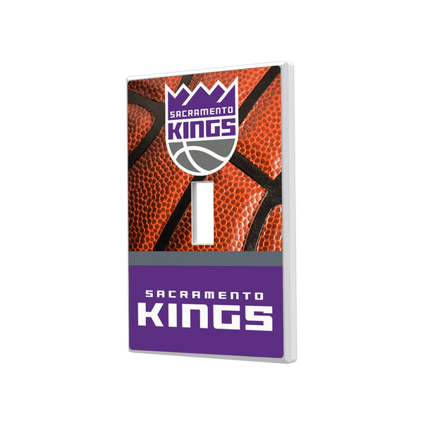 Sacramento Kings Basketball Hidden-Screw Light Switch Plate