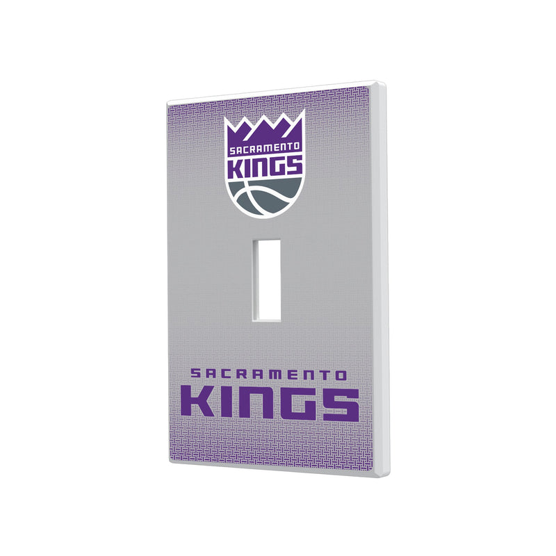 Sacramento Kings Linen Hidden-Screw Light Switch Plate