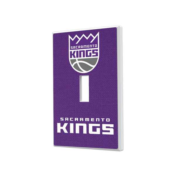 Sacramento Kings Solid Hidden-Screw Light Switch Plate
