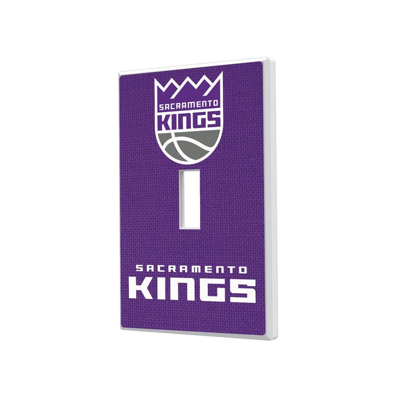 Sacramento Kings Solid Hidden-Screw Light Switch Plate